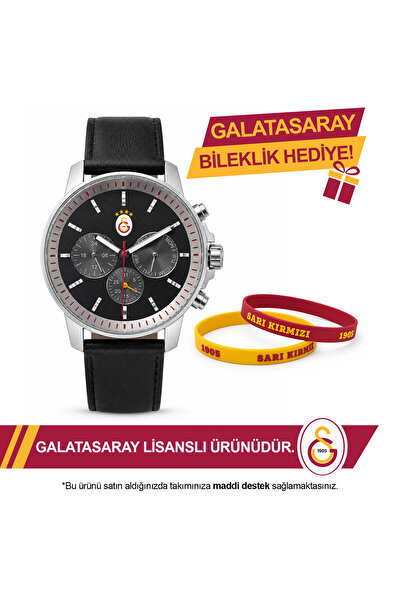 Galatasaray Lisanslı Kol Saati U21329 - GS Bileklik Hediyeli