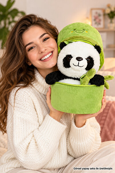 Pandamkee Yumuşacık Peluş Bambu Panda - Şirin, Sevimli Ve Çocuklar Için Güven...