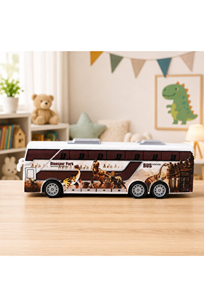 Salamandra Toy bus with remote control, Dinosaurs