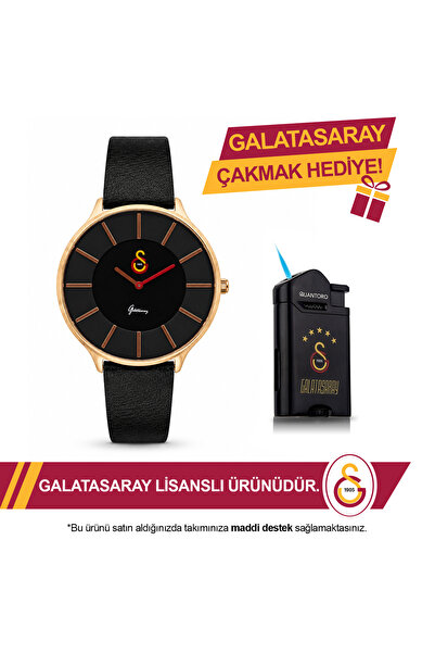 Galatasaray Deri Kol Saati U14252- GS Çakmak Hediyeli
