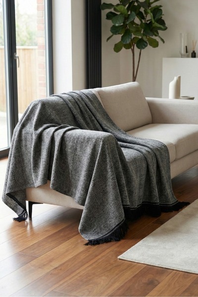 Miabella Home Cotton Sofa Cover Multi-Purpose Sofa Bed Cover Non-Slip Anti-Sw...