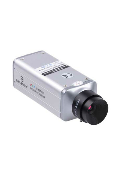 Cabletech Cameră de supraveghere analogică URZ0113, Viziune nocturnă, Argintiu