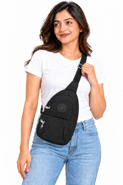 Bevitton Klinkır Front Crossbody Bag Blackyysk