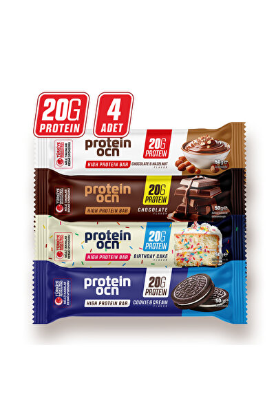 Proteinocean Protein Bar - Karma Kutu - 50g X 4 Adet