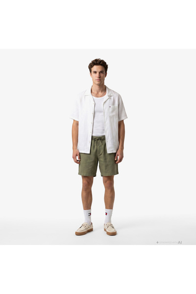 Tommy Hilfiger Erkek DOVER 8 PO SORONA LINEN 2/2 MW0MW44353-THMSX