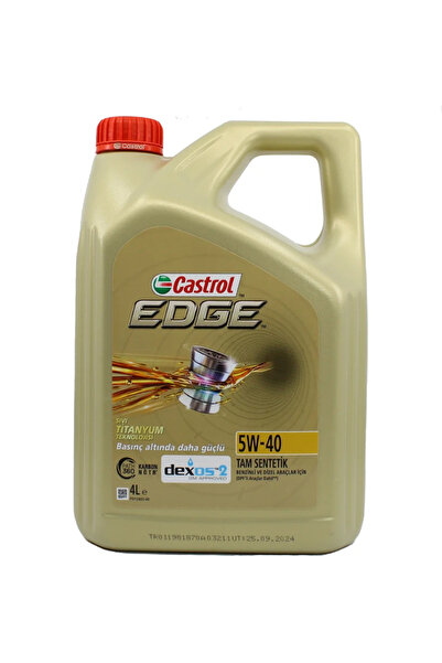 Edge 5W40 4 Lt Tam Sentetik Motor Yağı