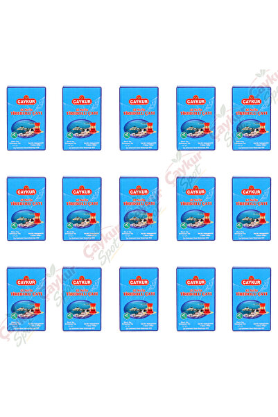 Çaykur 42 NO'LU TİREBOLU ÇAYI 500 GR X 15 ADET KUTU AMBALAJ SİYAH DÖKME ÇAY K...