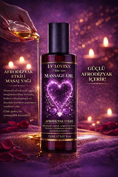 Lovix Masaj Yagi , Tutku Uyandirici Vücut Yagi, 150ml