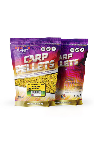Senzor Planet PELETE CEREALIERE PORUMB & MIERE (GALBEN) 3mm 800g