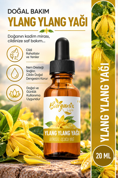 BiorganixLife Ylang Ylang Yağı 20ml