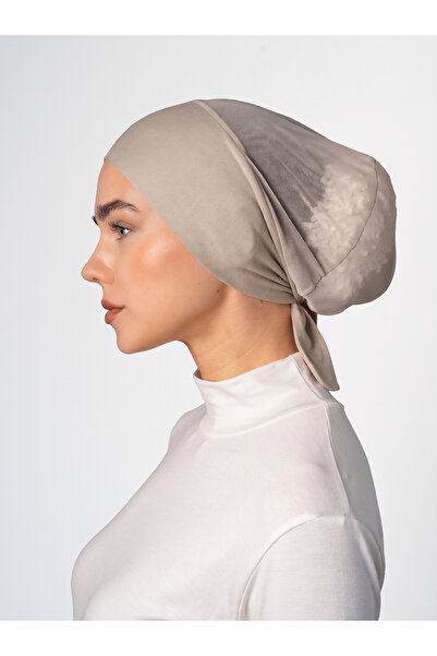 ec ecardin Airy Hijab Tulle Bonnet - St227 Light Mink (3422710)