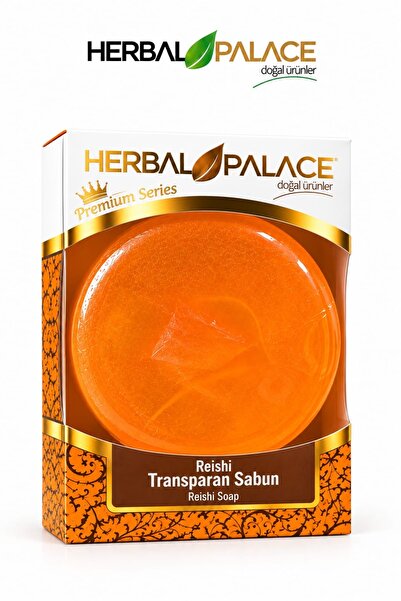 Herbal Palace Reishi Transparan Sabun & Akne Karşıtı & Yenileyici & El Yapımı...