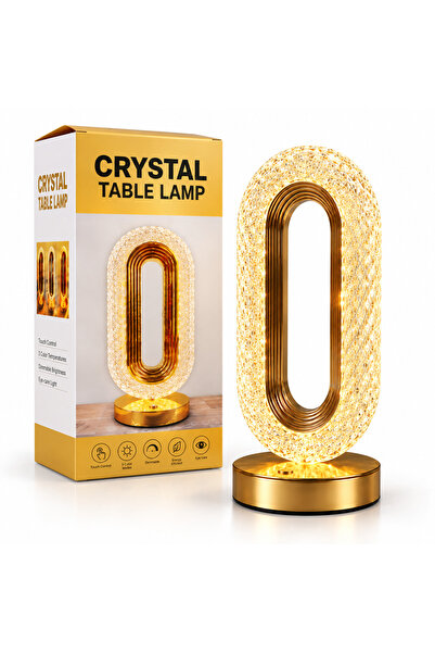 OEM Lampă de Birou sau Camera cu Efect Cristal, Touch, 3 Moduri de Lumină, 26...