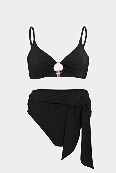 Açelya Okcu Premium Halka Detaylı METIS Fit Kadın Bikini Üstü