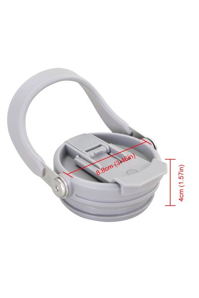 Choice1 Grey Portable Car Cup Lid Handle Straw Lid Fit for Stanley 20/30OZ Cu...