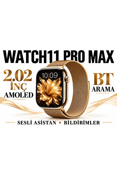 DURKHEİM Watch11 Pro Max Akıllı Saat Arama Konuşma Mesaj Yanıtlama Oyun Müzik...