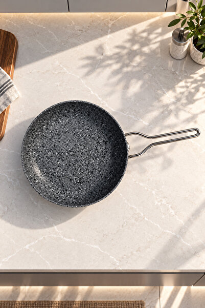 Zest Peakstone Pan 28 cm Gray