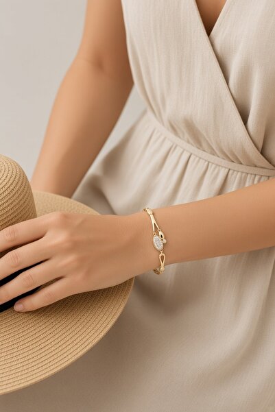 XUPING JEWELRY STİL İNCİSİ/XUPING JEWELRY ASİMETRİK İNCE DAMLA ZİRKON TAŞLI B...