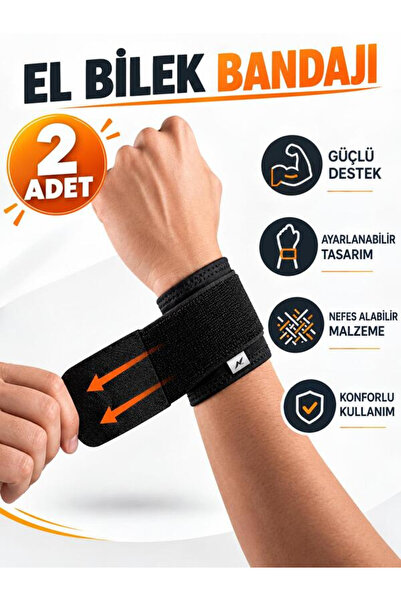 Ankaflex 2 Pieces Medical Adjustable Wrist Bandage Splint Sports Band Wrist W...