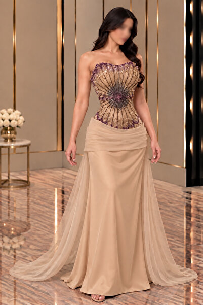 GORI FASHION فستان شك موج فاخر
