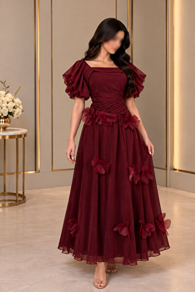 GORI FASHION فستان ميد ورود لسن المحير