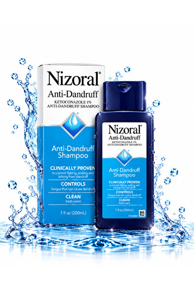 Nizoral Anti-Dandruff Shampoo with 1% Ketoconazole, Fresh Scent, 7 Fl Oz