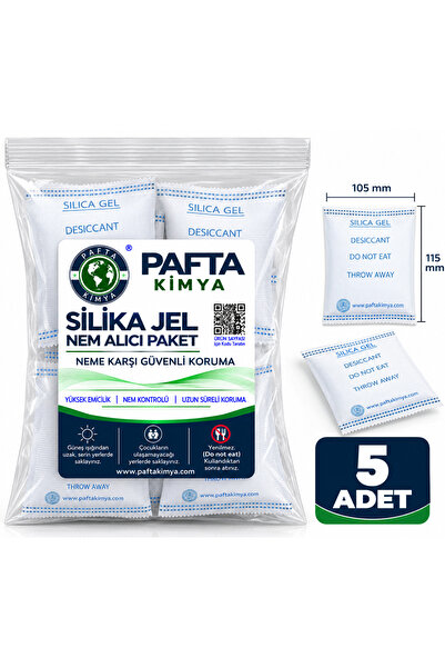 100 GR Beyaz Silika Jel- Nem Alıcı 5 Adet