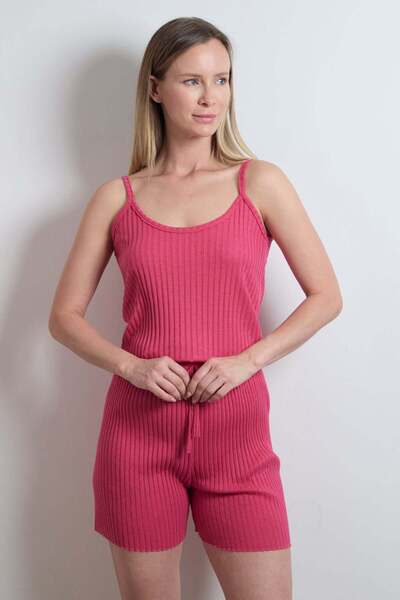 Fulla Moda Σετ σορτς με κορδόνι λουράκι