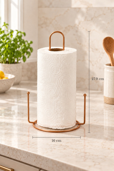 Edora Home Rose Misketli Kağıt Havluluk Rulo Havluluk Peçetelik Mutfak Banyo ...