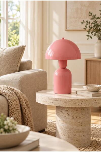 retro home design Mantar Model Özel Ayaklı Masa Lambası Salon Yatak Odası Abajur