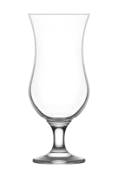 LAV Fiesta Cam Kokteyl Bardağı 3'lü 390 ml (Meşrubat/Smoothie/Milkshake/Soğuk...