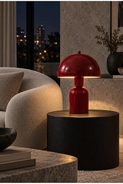retro home design Mantar Model Özel Ayaklı Masa Lambası Salon Yatak Odası Abajur