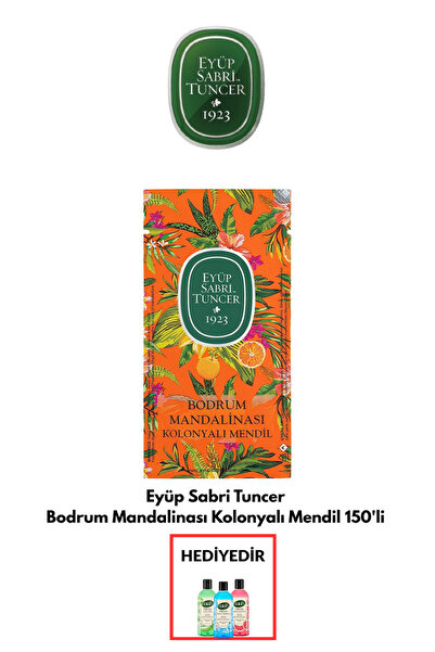 Bodrum Mandalinası Kolonyalı Mendil 150'li