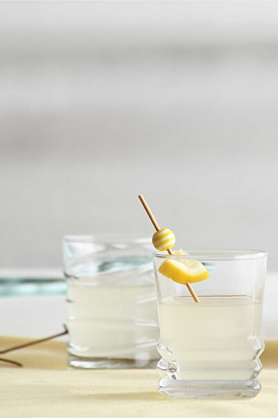LAV Elegan Cam Likör Bardağı 6'lı 80 ml (Şerbet Bardağı, Mini Tatlı Servis)
