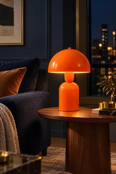 retro home design Mantar Model Özel Ayaklı Masa Lambası Salon Yatak Odası Abajur