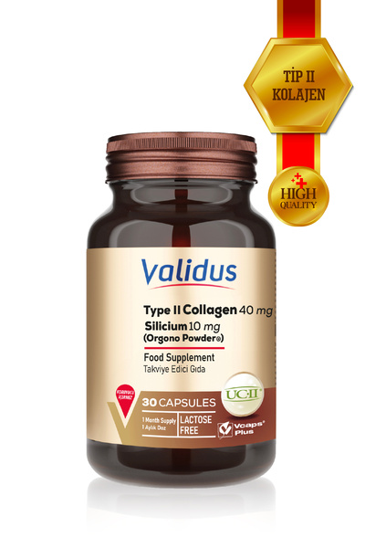 Validus Type 2 Collagen 40 Mg (UC2 PATENTED) Silicium 10 Mg (ORGONO POWDWER P...