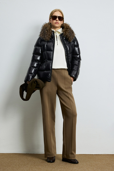 Lufian Maje Knitted Women's Sweatpants Camel Hair