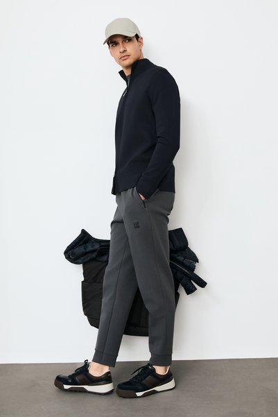 Lufian Enrico Men's Cardigan Navy Blue