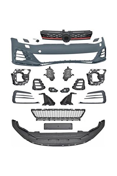 autogp Vw Golf 7 gti ön tampon ve panjur seti komple 7.5 görünüm 2012 / 2017