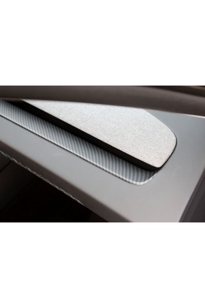 autogp Tesla Model Y Juniper Chest Panel Carbon Finish