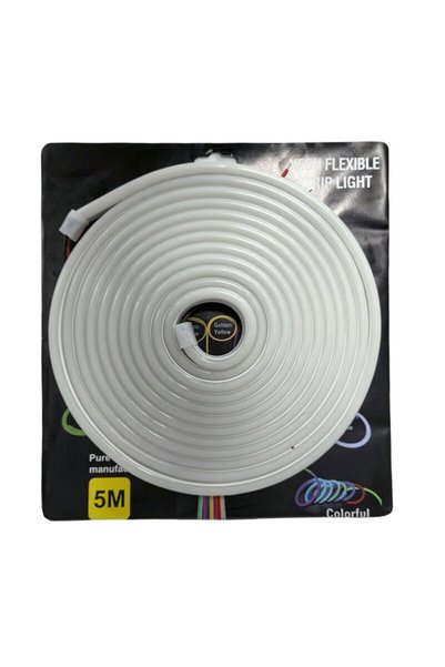 Space Neon şerit led 12v 8x16 mm 5 metre kesilebilir bağlantı aparatlı beyaz ...