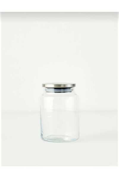 ÖZ HOME Vacuum Metal Lid Storage/Organization Jar 900 ml