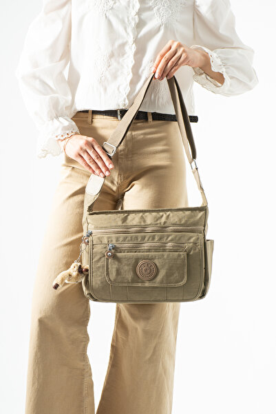 571 Collections Çanta Ultra Light Waterproof Multi-Pocket Shoulder Bag Brown ...