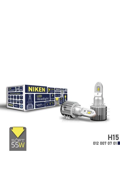 Niken H15 led xenon far ampulü seti nova soft 9000lm