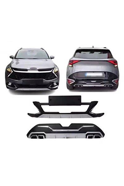 autogp Kia sportage ön arka tampon koruma difüzör seti 2021+