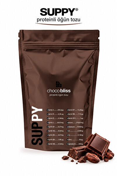 suppy Choco Bliss Proteinli Öğün Tozu – Çikolata Aromalı Vitamin & Mineral De...