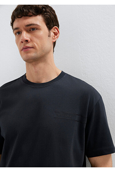 Mavi Black T-Shirt Loose Fit / Comfortable Loose Cut 0613589-71379