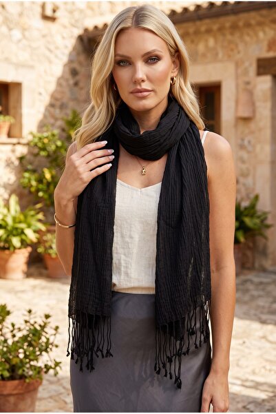 Dosimira Black Scarf