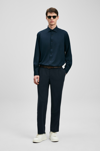 Lufian Calep Smart Erkek Chino Pantolon Slim Fit Lacivert
