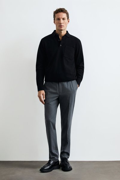 Lufian Oliver Men's Sweater Black